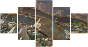 Obraz - John Singer Sargent, Simplon Pass, reprodukcje (125x70 cm)