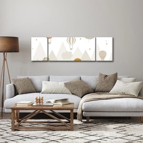 Obraz - Latające balony (170x50 cm)