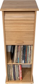 Stojak na płyty winylowe Retro