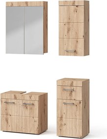 Zestaw mebli łazienkowych oak wotan 60x34x56 luna