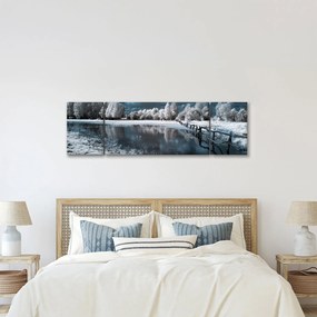 Obraz - Zamarznięty krajobraz (170x50 cm)