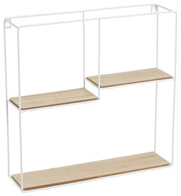 Biało-naturalna piętrowa półka 40 cm – Casa Selección