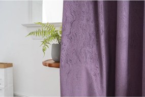 Zasłona zaciemniająca DUNES VELVET 140x250 cm, fioletowy Zawieszanie: Metalowe pierścienie