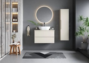 Kaszmirowy Zestaw do Łazienki 80cm Szafka z Blatem Etna