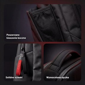 Plecak młodzieżowy wielofunkcyjny Diablo Prime Burned Black