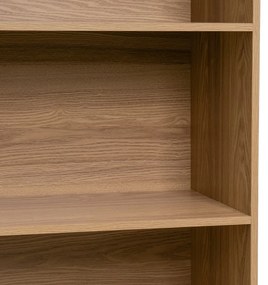 Regał w dekorze dębu w naturalnym kolorze 80x172x40 cm Elia – Casa Selección