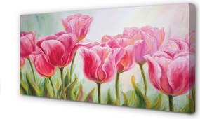Obraz canvas na ścianę Obraz Tulipanów