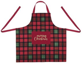 Świąteczny fartuch kuchenny z kieszenią, 80 x 80 cm