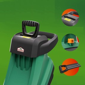Rozdrabniacz do gałęzi VAVRO, 2400W, 50l, czarno-zielona Gardebruk