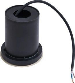 Nowoczesny reflektor gruntowy beżowy GU10 50mm regulowany IP65 - Delux