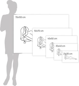 Plakat Figure Line III