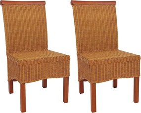 Krzesło do jadalni Var (zestaw 2 sztuk), bez poduszki na siedzisko