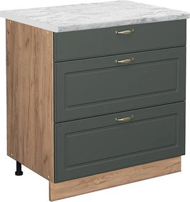 Szafka dolna do kuchni green gold country 80x60x82 fame-line