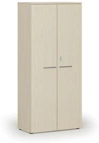 Szafa biurowa z drzwiami PRIMO WOOD, 1781 x 800 x 420 mm, brzoza