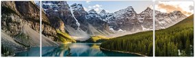 Obraz - Kanada, Park Narodowy Banff, Jezioro Moraine (170x50 cm)
