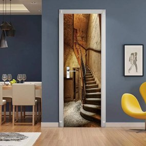 Fototapeta na drzwi MONAMOUR SCHODY 86x200 cm