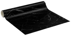 Naklejka na meble 200x60 cm Black and White Marble – Ambiance
