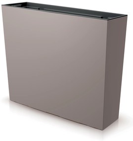 Donica ogrodowa z wkładem Urbi Case Tower 77 x 23,5 x 68,5 cm mocca PROSPERPLAST