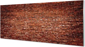 Szkło do Kuchni na Ścianę Industrialna Ściana z Cegieł