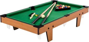 Mini bilard stołowy z akcesoriami 92 x 52 x 19 cm - jasny