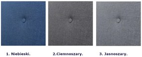 Niebieska sofa 3-osobowa - Sybis