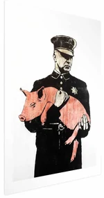 Plakat Policyjna świnia 29,7x42 cm bez ramy z marginesem ARTGEIST B