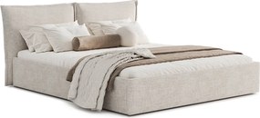 Łóżko Pillow 160x200, tkanina WIND 05, stelaż metalowy
