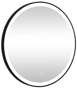 Okrągłe lustro łazienkowe z podświetleniem LED NUMEA - Dł. 80 cm