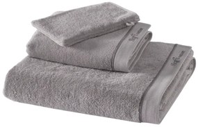 Zestaw ręczników i rękawicę do kąpieli AURA, 3 szt Szary Zestaw (ręcznik 50x100 cm, ręcznik 92x150 cm, rękawica do kąpieli 16x22 cm)