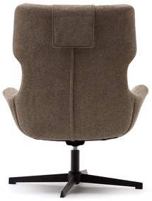 Brązowy fotel Zalina – Kave Home