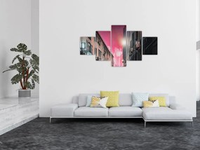 Obraz fajerwerków w Marsylii (125x70 cm)