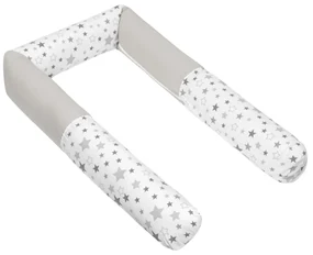 Bellatex Płaszcz do łóżeczka cylinder Stars szary,240 cm