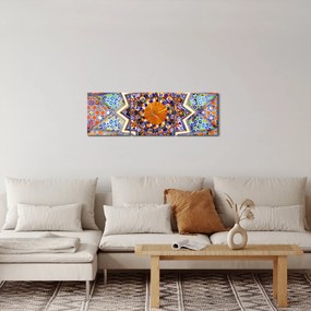 Obraz mozaiki (z zegarem) (90x30 cm)