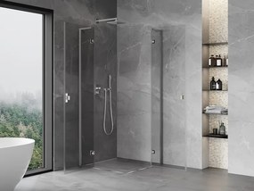 Mexen Mist-H L Duo kabina prysznicowa uchylna 85 x 85 cm, transparent, chrom - 8A5L-085L-085P-01-00