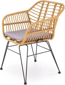 Technorattanowe krzesło ogrodowe K541 Halmar