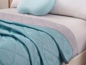 Chłodząca letnia kołdra ELARIA, turkusowa Rozmiar: 160 x 200 cm