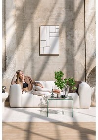 Zielona aksamitna sofa 225 cm Cube – Bonami Selection