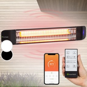 Blumfeldt Smartwave Smart 2400W Promiennik Podczerwieni na Ścianę Czarny