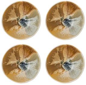 Kremowe kamionkowe miski zestaw 4 szt. 525 ml Lacey – Bloomingville