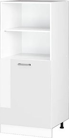 Szafka kuchenna biały wysoki połysk 60x57x143 r-line
