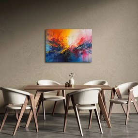 Obraz - Abstrakcja kolorów (70x50 cm)