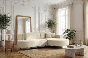 Narożnik Parma Studio Hills, do salonu, tkanina Quelle, prawy, beżowy (06)