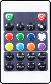 Lampka solarna ogrodowa na sznurze 10m z LED 10 świateł RGBW - Russell