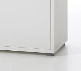 Regał biurowy z drzwiami Prima 5 biały