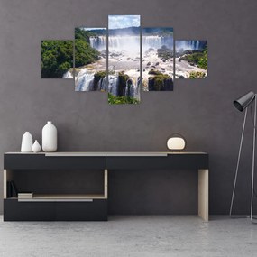 Obraz wodospadu Iguassu (125x70 cm)