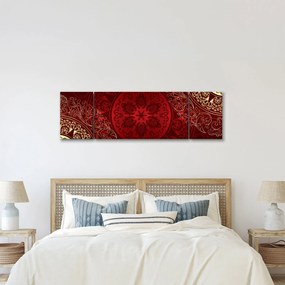 Obraz - Złote mandale (170x50 cm)