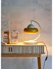 Lampa stołowa w kolorze ochry/kremowa (wysokość 34,5 cm) Bubble – Bloomingville