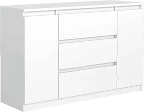 Komoda NUDO 138,5 cm do Salonu Sypialni Biały