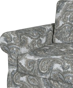 Pokrowiec na sofę Backabro 2-osobową rozkładaną kolor wielokolorowy tkanina strukturalna, wzorzysta