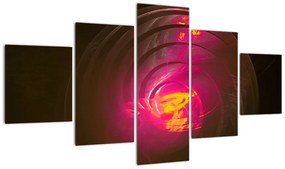 Obraz - abstrakcja spiralna (125x70 cm)